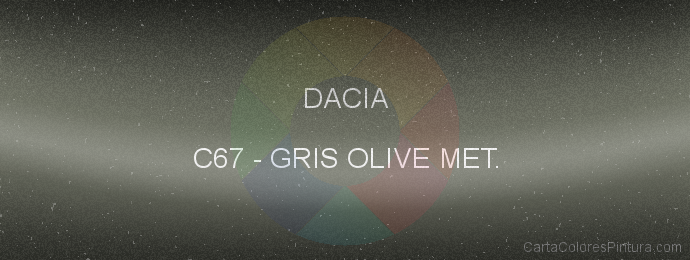 Pintura Dacia C67 Gris Olive Met.