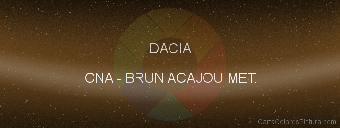 Pintura Dacia CNA Brun Acajou Met.
