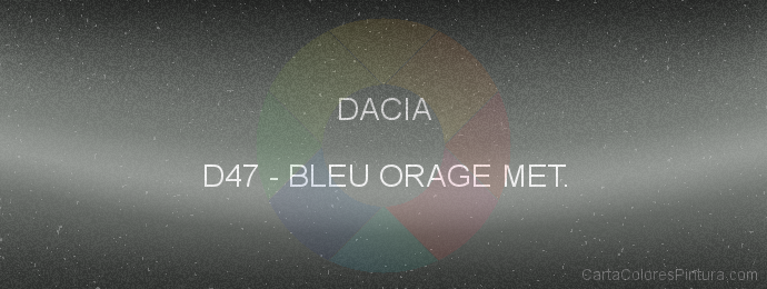 Pintura Dacia D47 Bleu Orage Met.