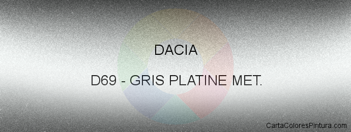 Pintura Dacia D69 Gris Platine Met.