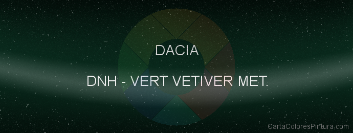 Pintura Dacia DNH Vert Vetiver Met.