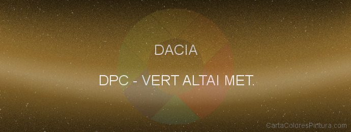 Pintura Dacia DPC Vert Altai Met.