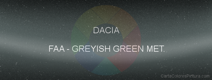Pintura Dacia FAA Greyish Green Met.