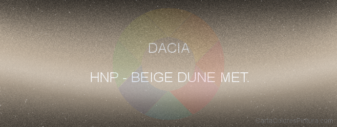 Pintura Dacia HNP Beige Dune Met.