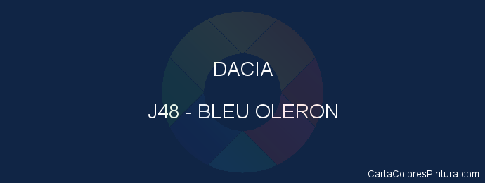 Pintura Dacia J48 Bleu Oleron