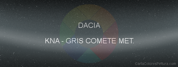 Pintura Dacia KNA Gris Comete Met.