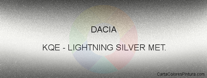 Pintura Dacia KQE Lightning Silver Met.