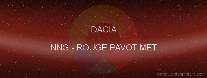 Pintura Dacia NNG Rouge Pavot Met.