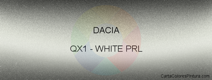 Pintura Dacia QX1 White Prl