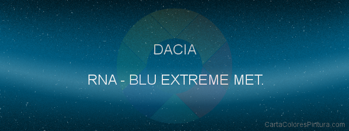 Pintura Dacia RNA Blu Extreme Met.