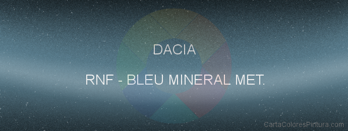 Pintura Dacia RNF Bleu Mineral Met.