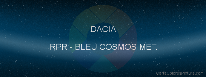 Pintura Dacia RPR Bleu Cosmos Met.