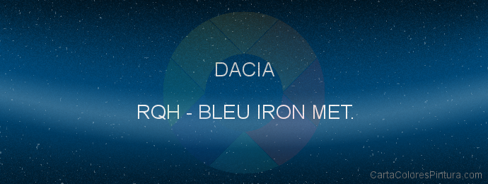 Pintura Dacia RQH Bleu Iron Met.