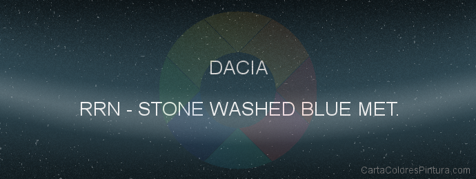 Pintura Dacia RRN Stone Washed Blue Met.