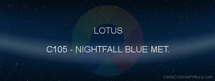 Pintura Lotus C105 Nightfall Blue Met.