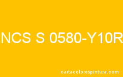 Couleur NCS S 0580-Y