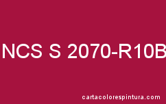 Couleur NCS S 2070-R10B