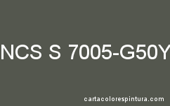 Couleur NCS S 7005-G50Y