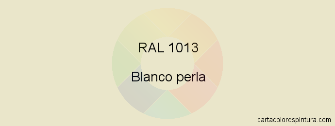 RAL 1013 BLANCO PERLA. - Pintura para coches